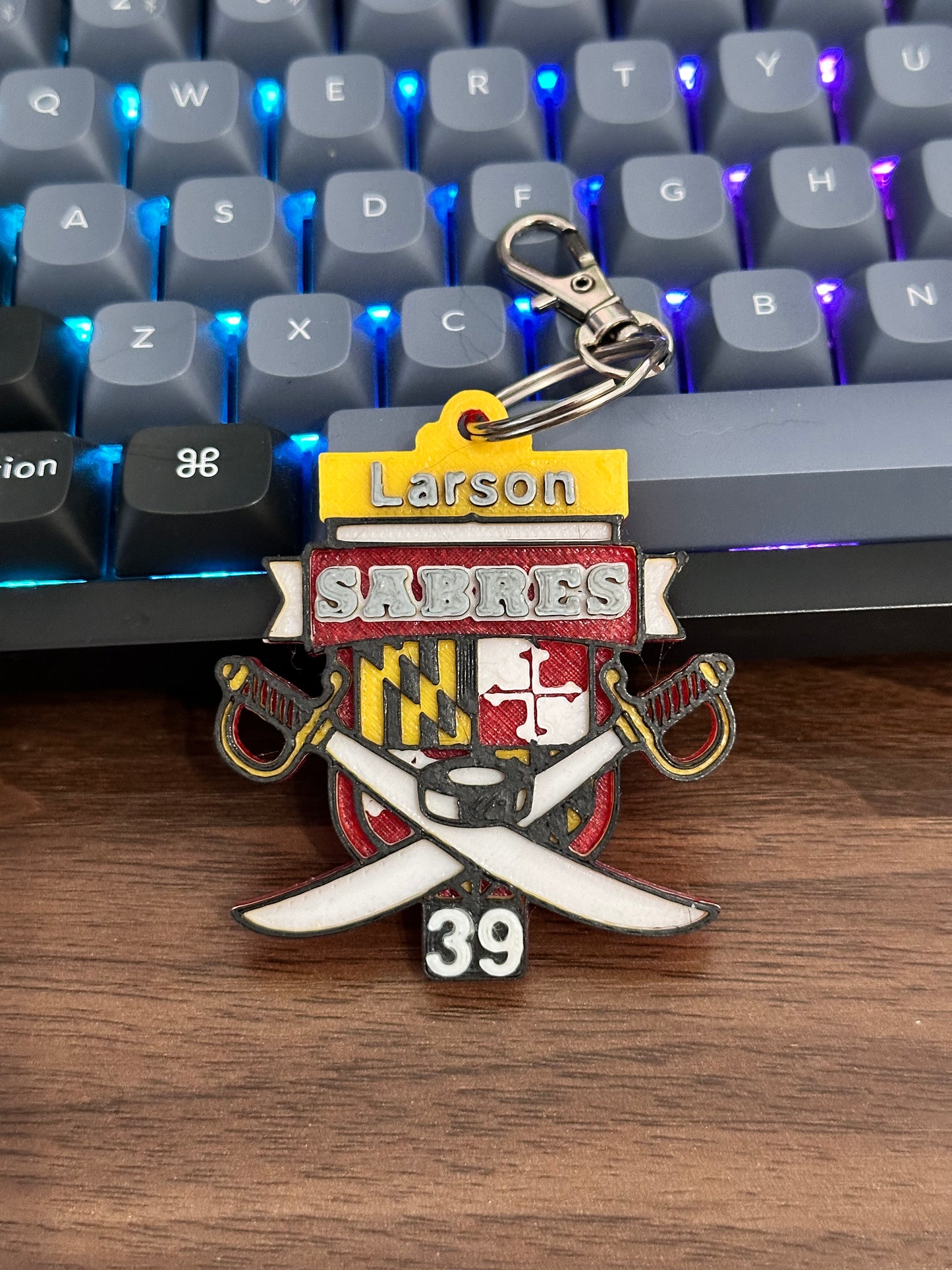Custom 3D Printed Keychains