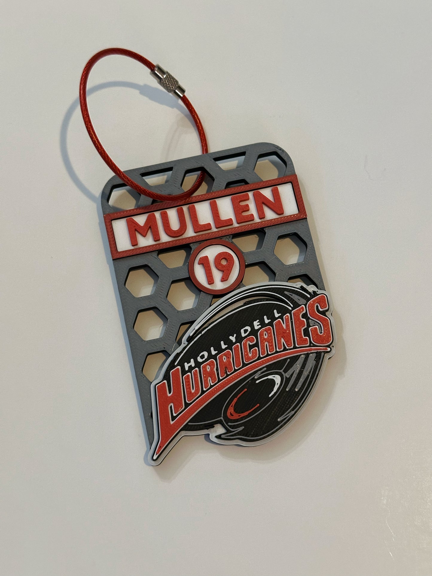 Hollydell Hurricanes Hockey Bag Tag