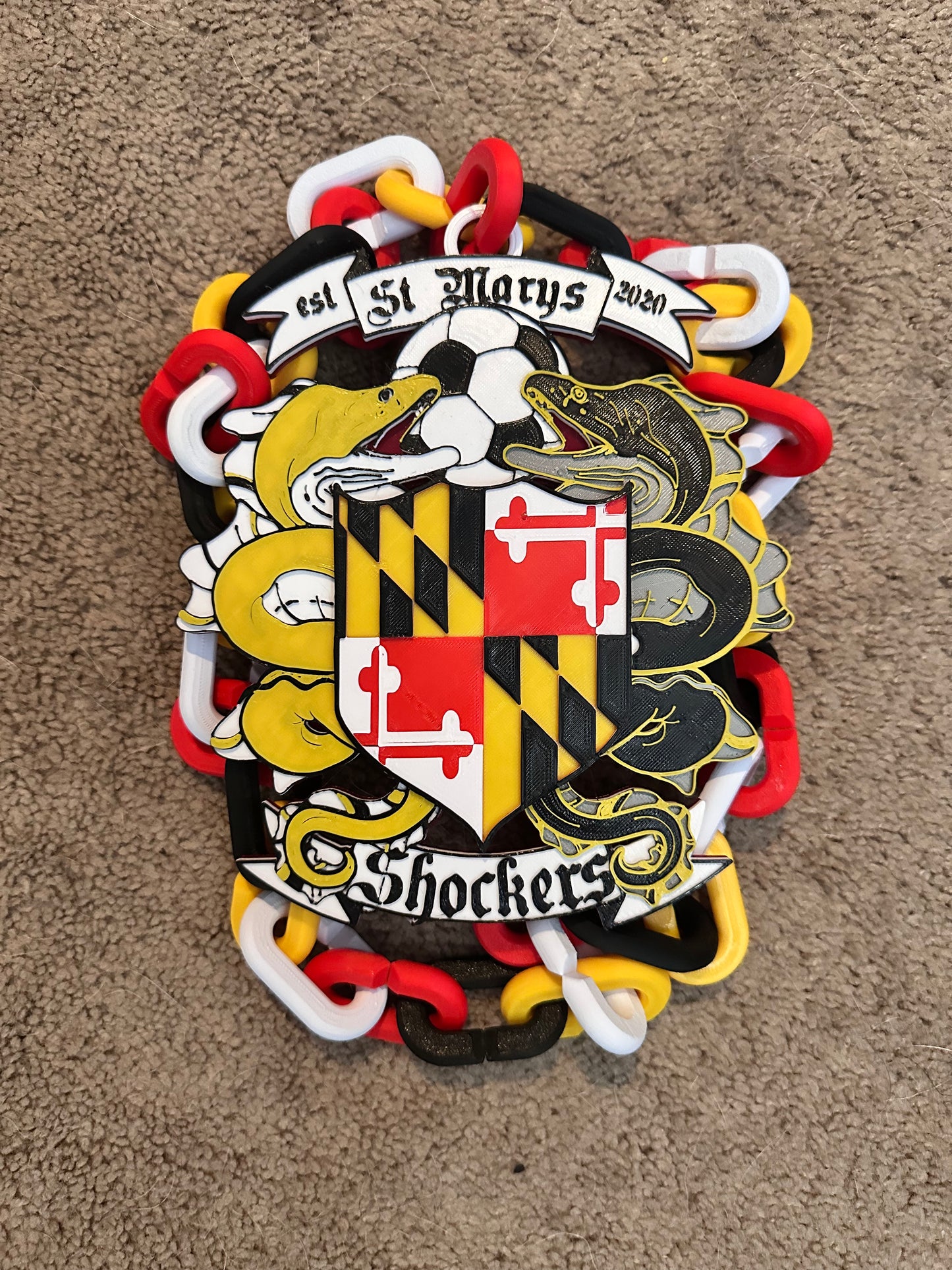Oversized 3D Printed Rally Chain
