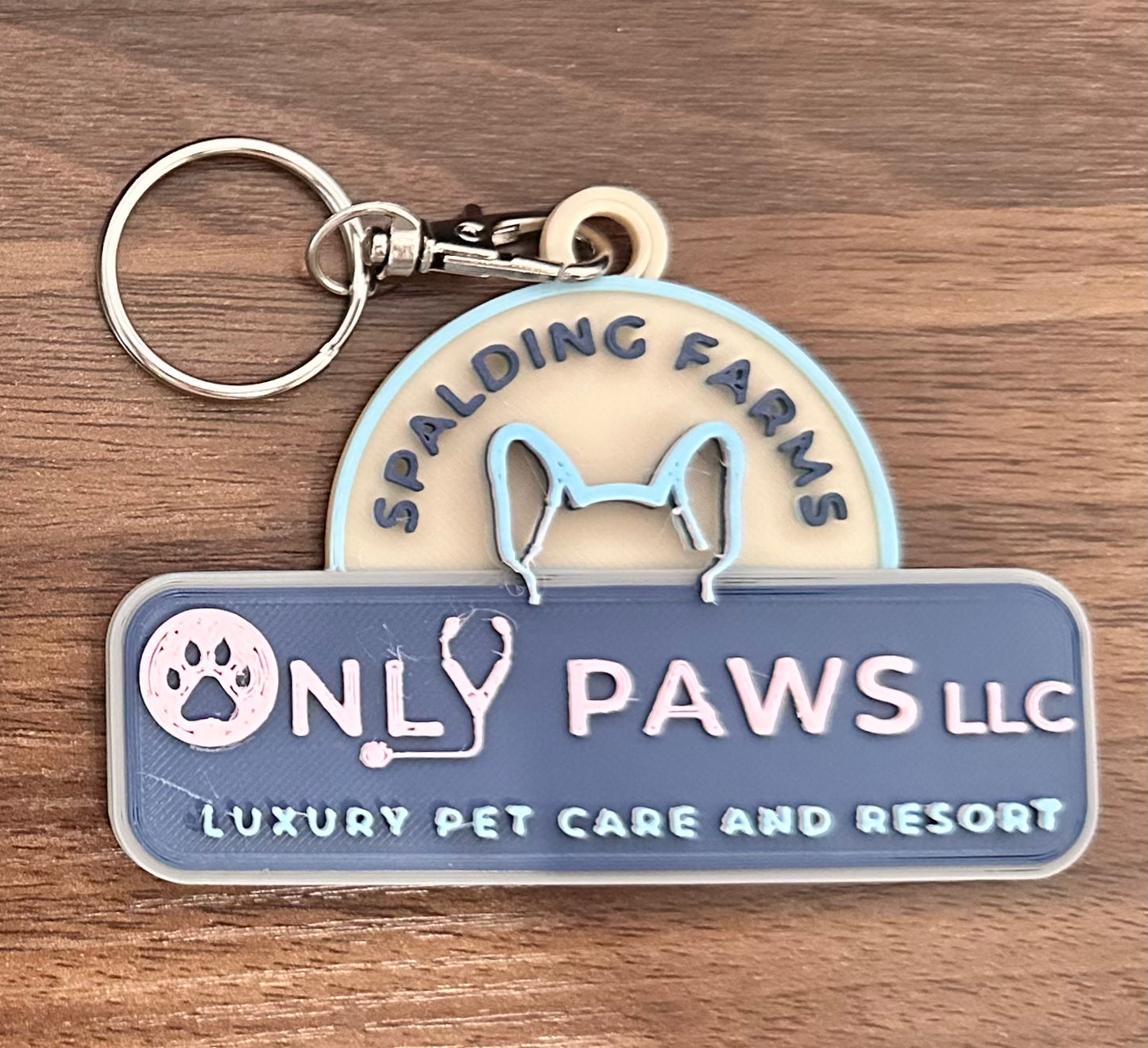 Custom 3D Printed Keychains