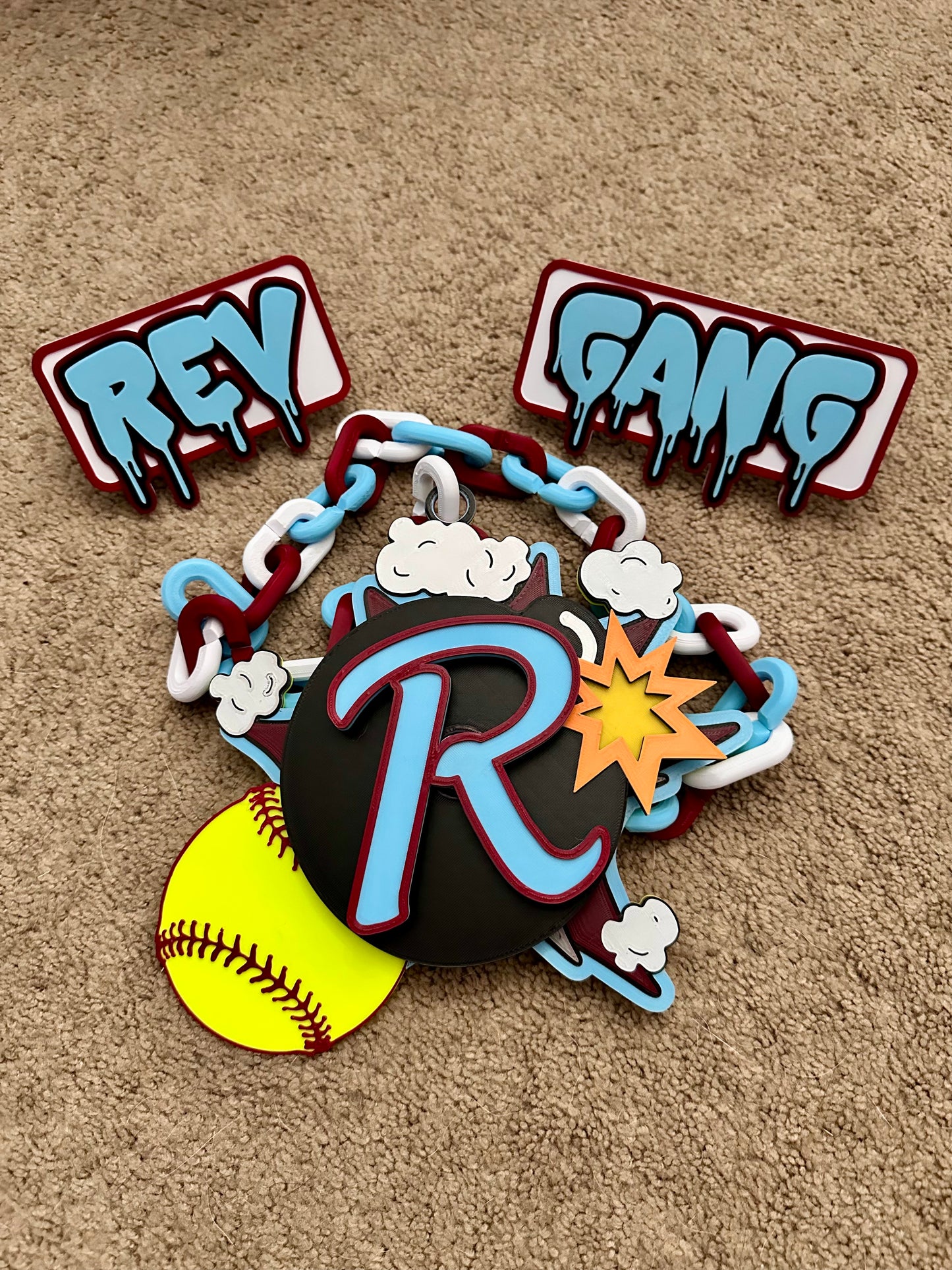 Oversized 3D Printed Rally Knuckles