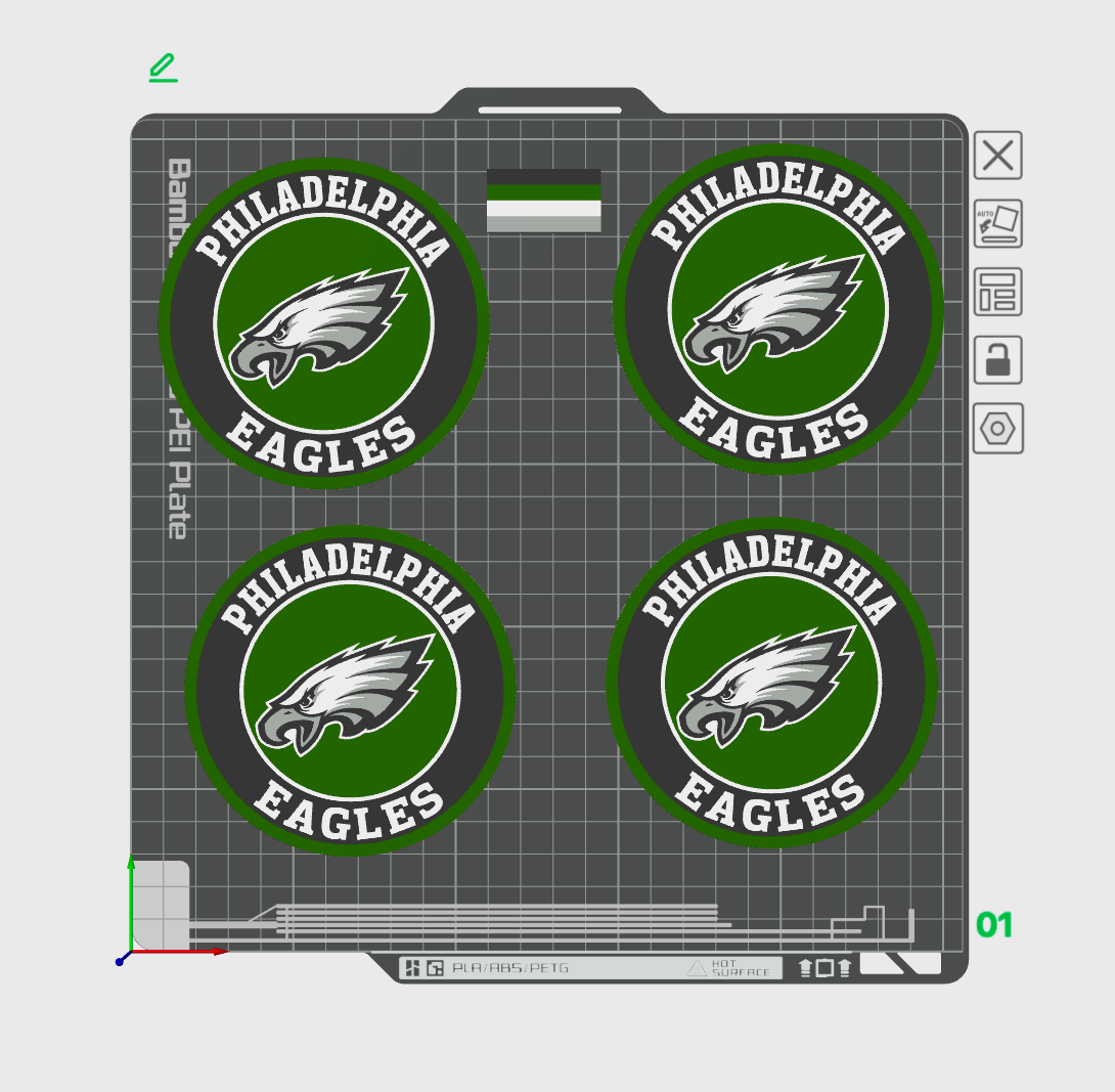 Eagles Coasters