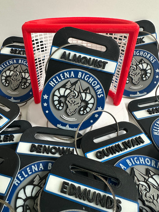 Helena Bighorns Bag Tag