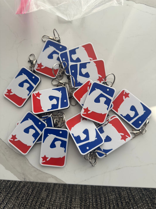 Phillies Keychain - Phanatic MLB Logo