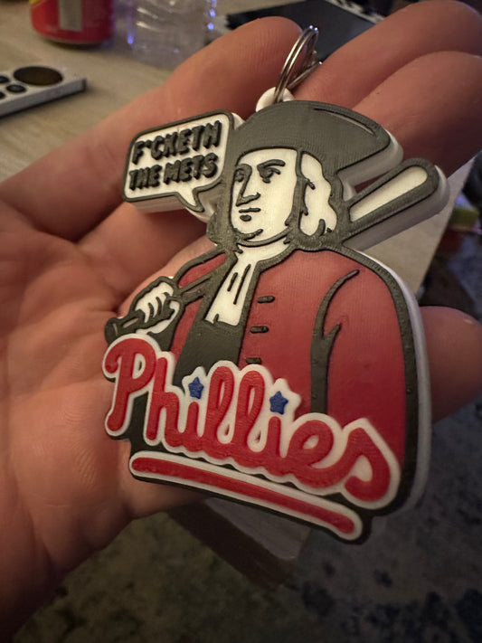 Phillies Keychain - F The Mets