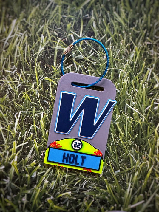 Bluffton Waves Softball Bag Tag