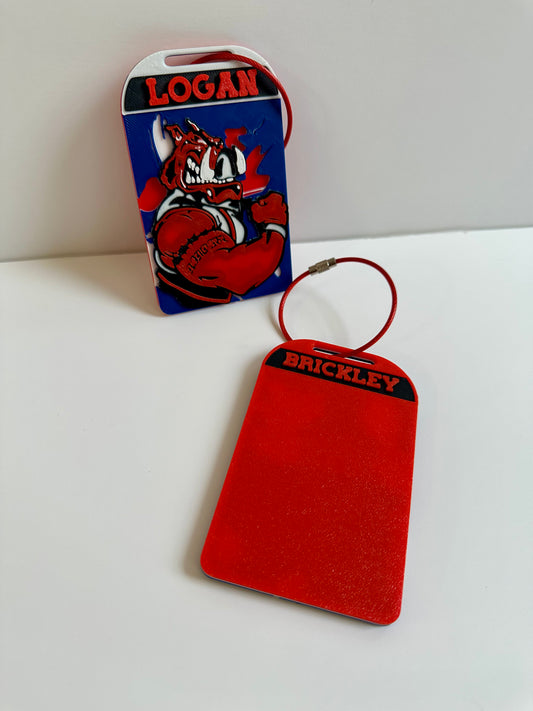 Rampage Wrestling Bag Tag